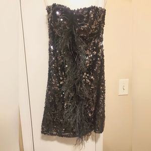 Black cocktail dress